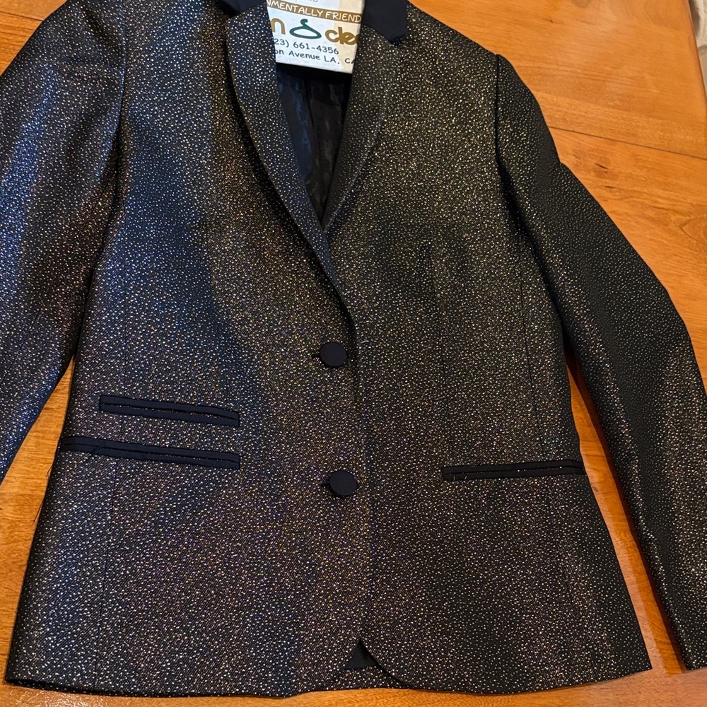 Sparkling gold and black blazer. Zadig & Voltaire